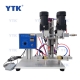 Semi auto screw capping machine with bottle clamping function