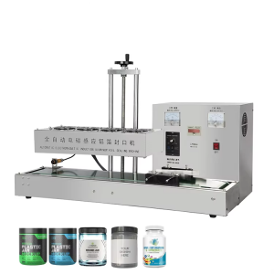 30-130mm continuous tabletop induction sealer for aluminum foil