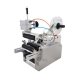Full pneumatic semi auto round bottle labeling machine