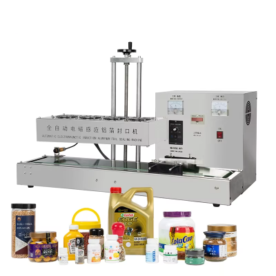 15-60mm continuous tabletop induction sealer for aluminum foil