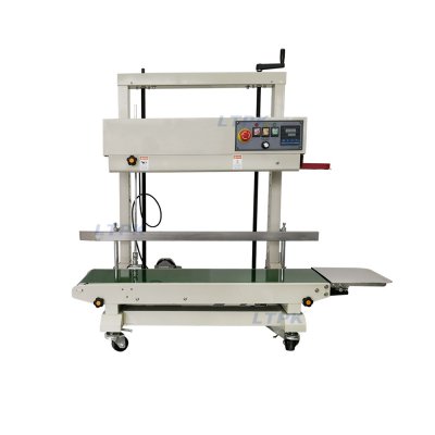 Continuos bag sealer sealing machine for heavy long bags