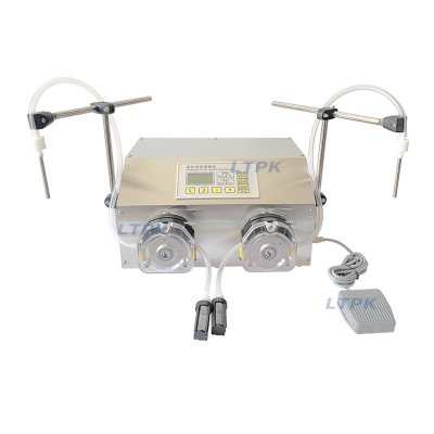 2 heads peristaltic pump liquid filler for perfume