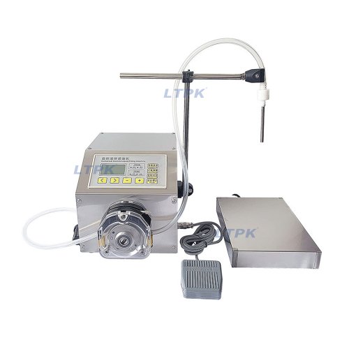 Single nozzle large flow peristaltic pump liquid filler 6L/min